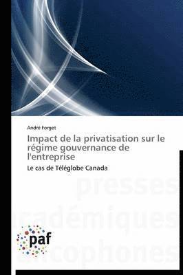 bokomslag Impact de la Privatisation Sur Le Régime Gouvernance de l'Entreprise