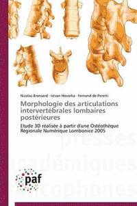 bokomslag Morphologie Des Articulations Intervertebrales Lombaires Posterieures