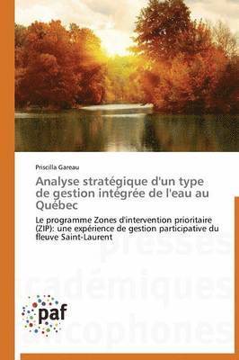 bokomslag Analyse Stratégique d'Un Type de Gestion Intégrée de l'Eau Au Québec