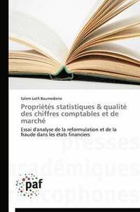 bokomslag Propriétés Statistiques Qualité Des Chiffres Comptables Et de Marché