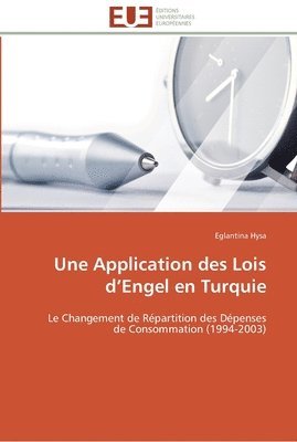 bokomslag application des lois d engel en turquie