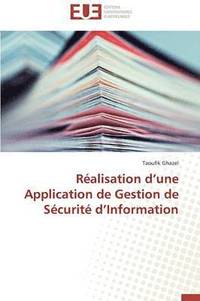 bokomslag R alisation D Une Application de Gestion de S curit  D Information