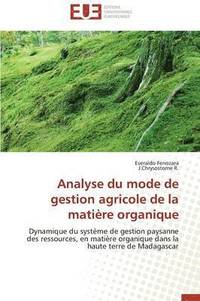bokomslag Analyse Du Mode de Gestion Agricole de la Matière Organique