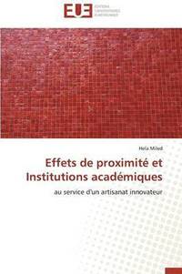 bokomslag Effets de Proximit Et Institutions Acadmiques