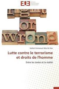 bokomslag Lutte Contre Le Terrorisme Et Droits de l'Homme