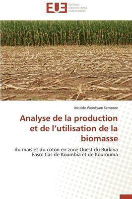 bokomslag Analyse de la Production Et de L Utilisation de la Biomasse