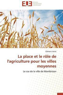 La Place Et Le R le de l'Agriculture Pour Les Villes Moyennes 1