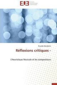 bokomslag R flexions Critiques -