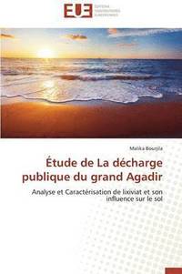 bokomslag  tude de la D charge Publique Du Grand Agadir
