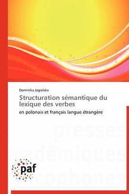 bokomslag Structuration Sémantique Du Lexique Des Verbes