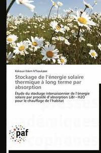 bokomslag Stockage de L Énergie Solaire Thermique À Long Terme Par Absorption