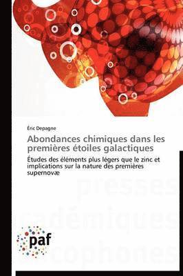 bokomslag Abondances Chimiques Dans Les Premieres Etoiles Galactiques