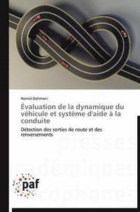 bokomslag Évaluation de la Dynamique Du Véhicule Et Système d'Aide À La Conduite