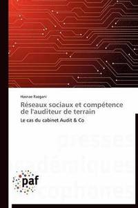 bokomslag Réseaux Sociaux Et Compétence de l'Auditeur de Terrain
