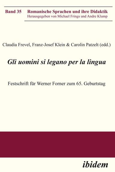 Carolin Patzelt, Franz-Josef Klein, Claudia Frevel - Gli uomini si legano per la lingua, Häftad