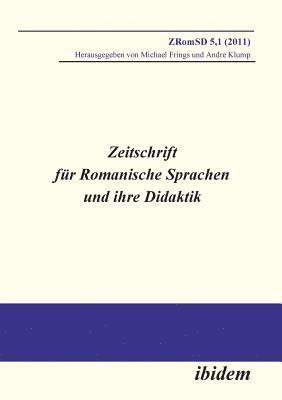 bokomslag Zeitschrift fr Romanische Sprachen und ihre Didaktik. Heft 5.1