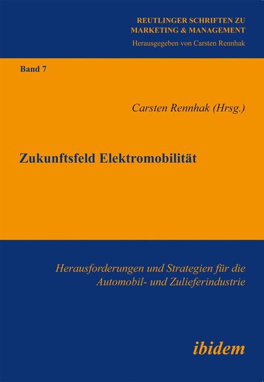 Carsten Rennhak - Zukunftsfeld Elektromobilität, Häftad