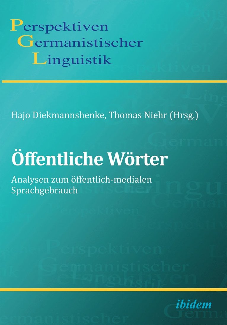 Hajo Diekmannshenke, Thomas Niehr - Öffentliche Wörter, Häftad