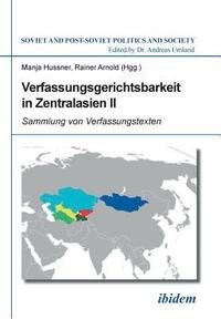 bokomslag Verfassungsgerichtsbarkeit in Zentralasien II.