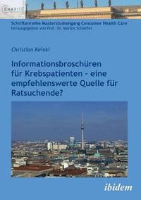 bokomslag Informationsbroschren fr Krebspatienten