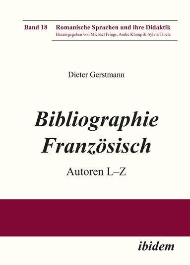 Dieter Gerstmann - Bibliographie Französisch, Häftad