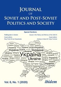 bokomslag Journal of Soviet and PostSoviet Politics and S  Volume 6, No. 1 (2020)