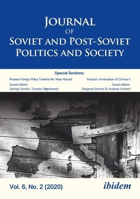 Journal of Soviet and Post-Soviet Politics and Society 1