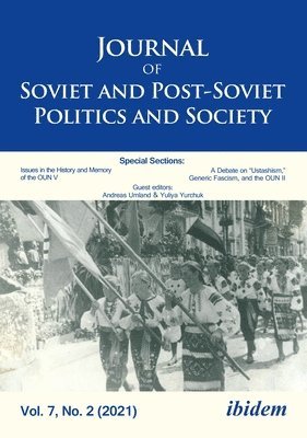 Julie Makarychev Fedor, Julie Fedor, Andrey Makarychev, Andreas Umland, Yulia Yurchuk - Journal of Soviet and Post-Soviet Politics and Society, Häftad