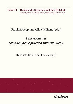 bokomslag Unterricht der romanischen Sprachen und Inklusion