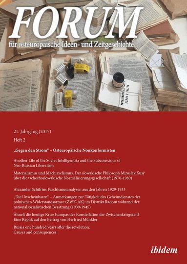 Leonid Luks, Gunter Dehnert, Nikolaus Lobkowicz, Alexei Rybakow, Andreas Umland, John Andreas Fuchs - Forum für osteuropäische Ideen- und Zeitgeschichte, Häftad