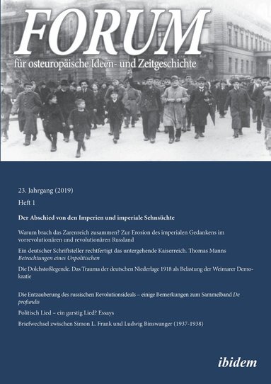 Leonid Luks, Gunter Dehnert, Nikolaus Lobkowicz, Alexei Rybakow, Andreas Umland - Forum für osteuropäische Ideen- und Zeitgeschichte, Häftad