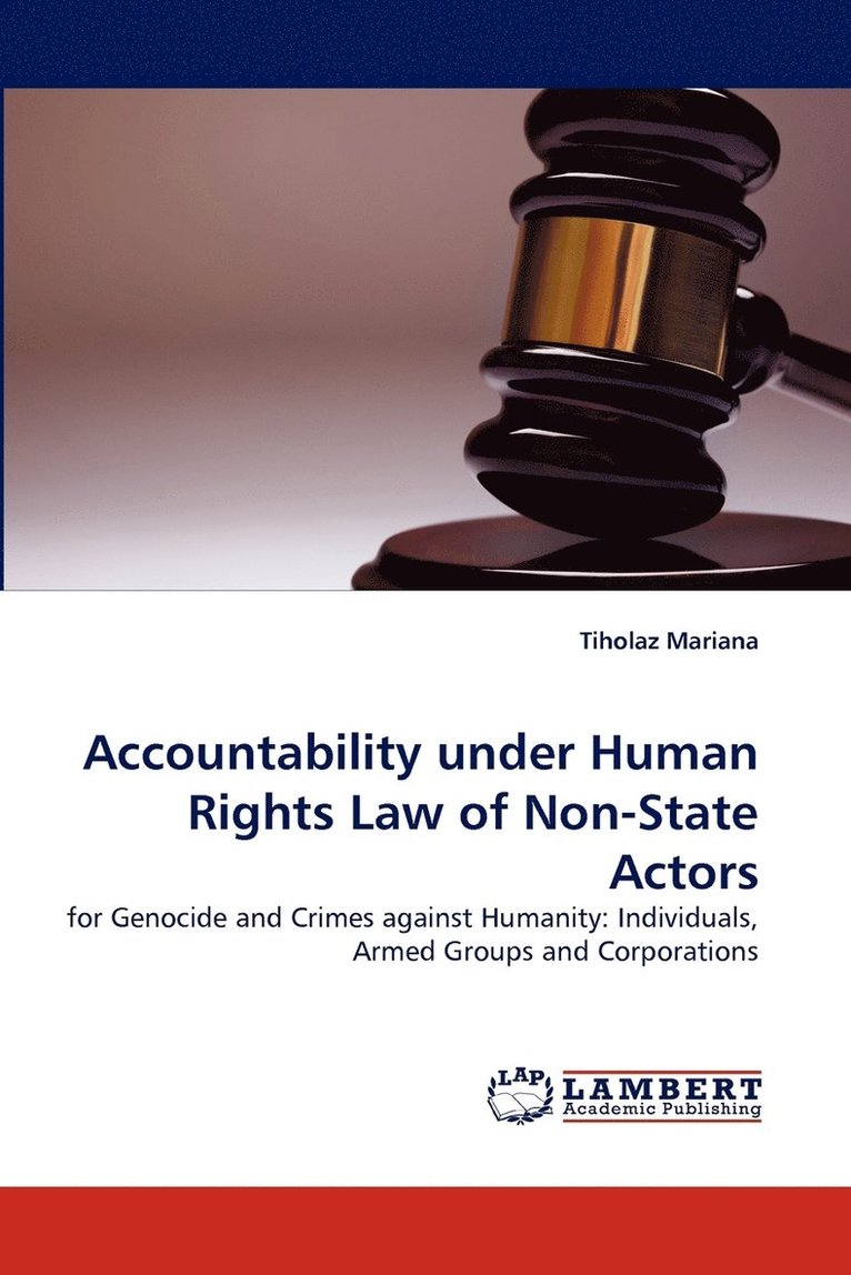 Accountability Under Human Rights Law of Non-State Actors 1