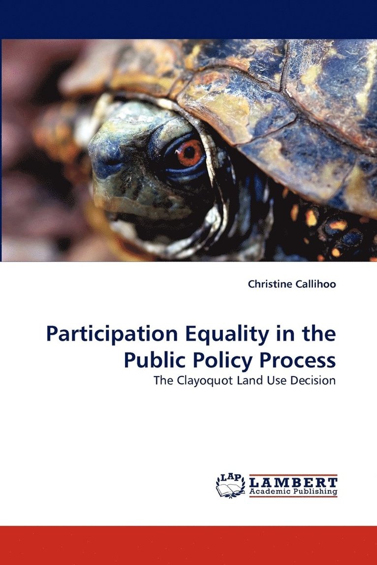 Participation Equality in the Public Policy Process 1