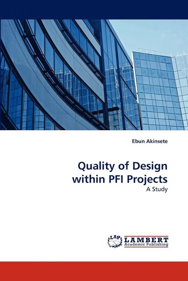 bokomslag Quality of Design Within Pfi Projects