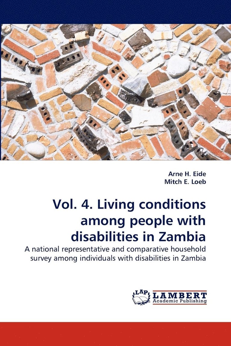 Vol. 4. Living conditions among people with disabilities in Zambia 1