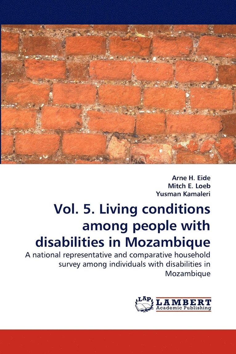 Vol. 5. Living conditions among people with disabilities in Mozambique 1