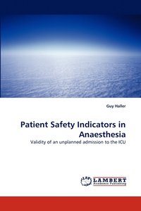 bokomslag Patient Safety Indicators in Anaesthesia