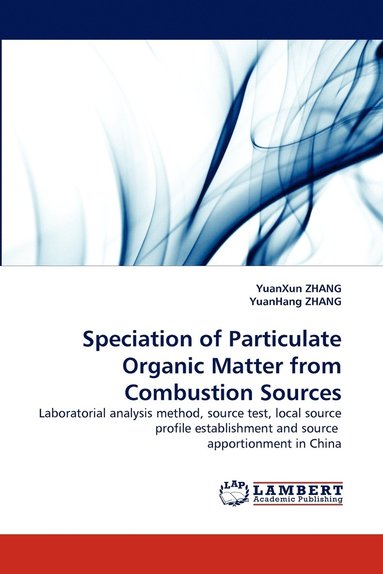 bokomslag Speciation of Particulate Organic Matter from Combustion Sources