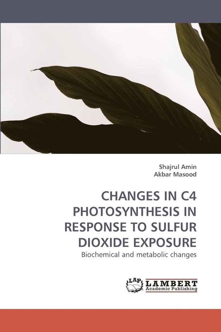 Changes in C4 Photosynthesis in Response to Sulfur Dioxide Exposure 1