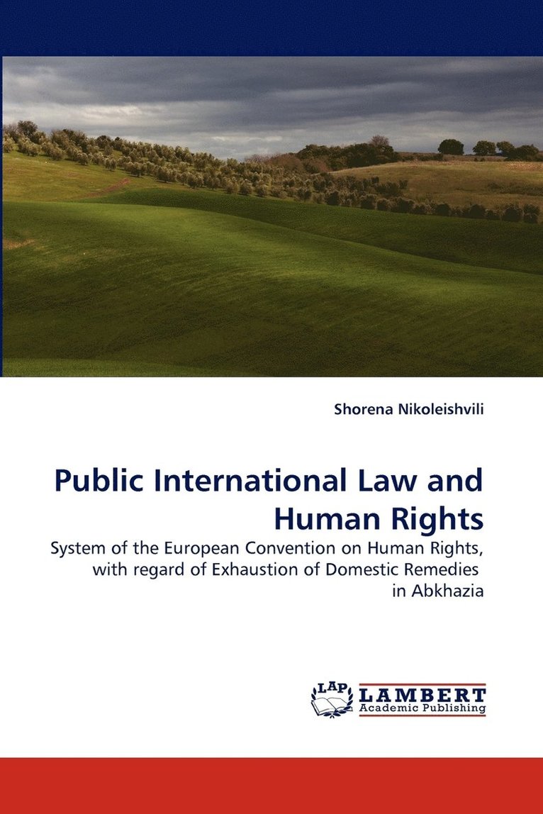 Public International Law and Human Rights 1