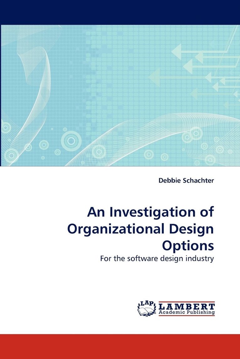An Investigation of Organizational Design Options 1