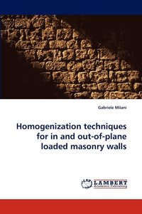 bokomslag Homogenization techniques for in and out-of-plane loaded masonry walls