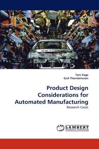 bokomslag Product Design Considerations for Automated Manufacturing