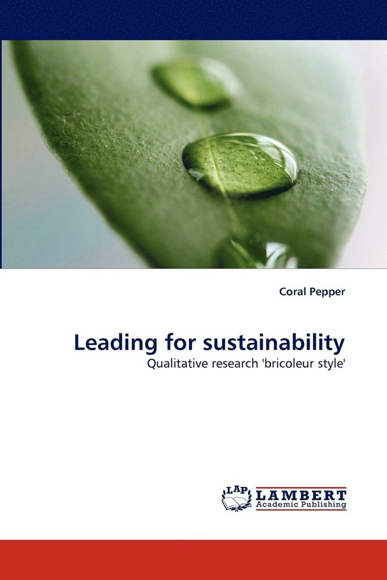 Leading for sustainability 1