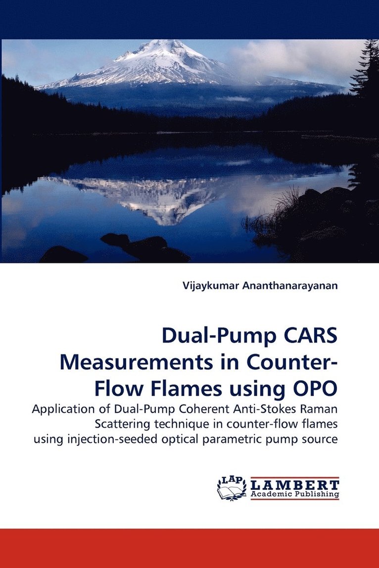 Dual-Pump CARS Measurements in Counter-Flow Flames using OPO 1