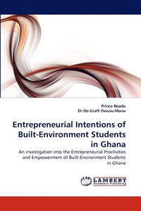 bokomslag Entrepreneurial Intentions of Built-Environment Students in Ghana