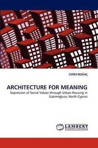 bokomslag Architecture for Meaning