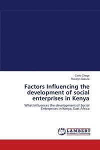 bokomslag Factors Influencing the development of social enterprises in Kenya
