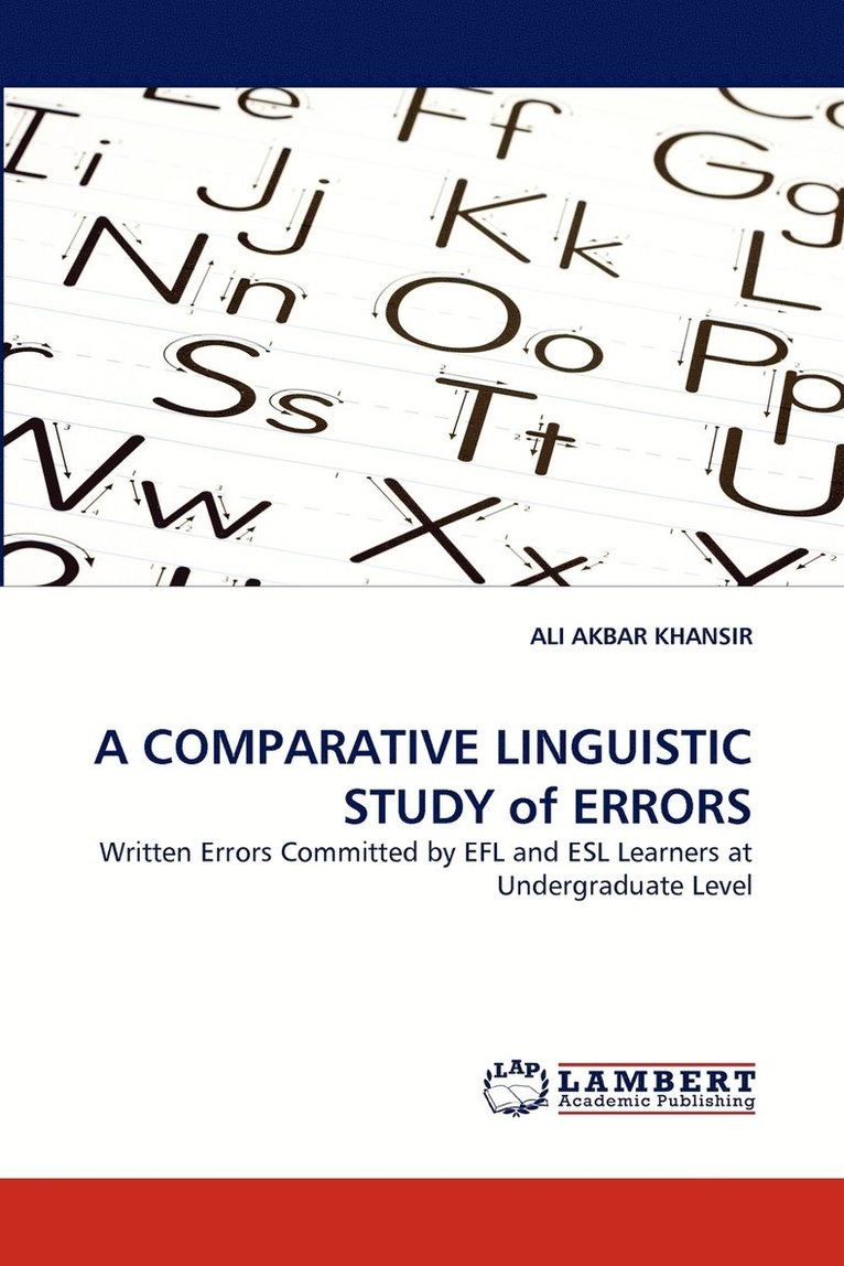 A Comparative Linguistic Study of Errors 1