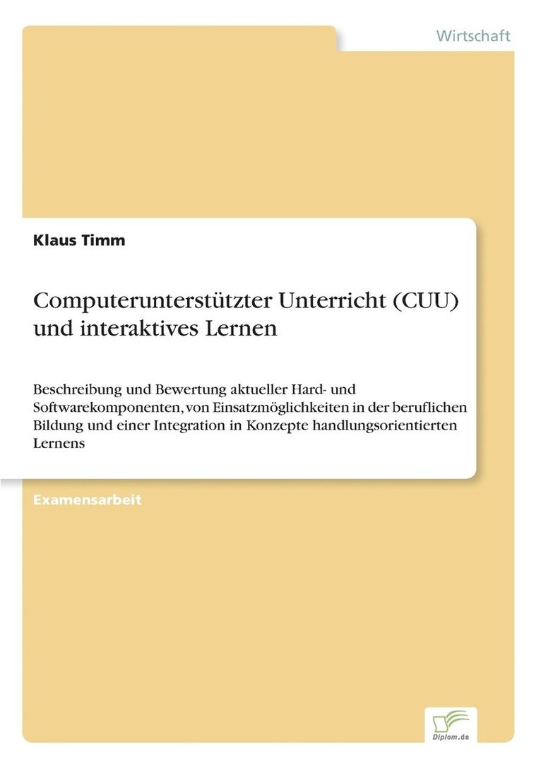 Computeruntersttzter Unterricht (CUU) und interaktives Lernen 1